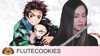 Video thumbnail of "Kimetsu No Yaiba 鬼滅の刃 (Demon Slayer) OP - Gurenge [Flutecookies cover]"