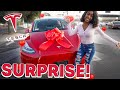 Surprising My Little Sister TeeTee With Her First Car !!