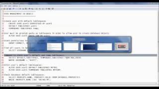User Management in Oracle