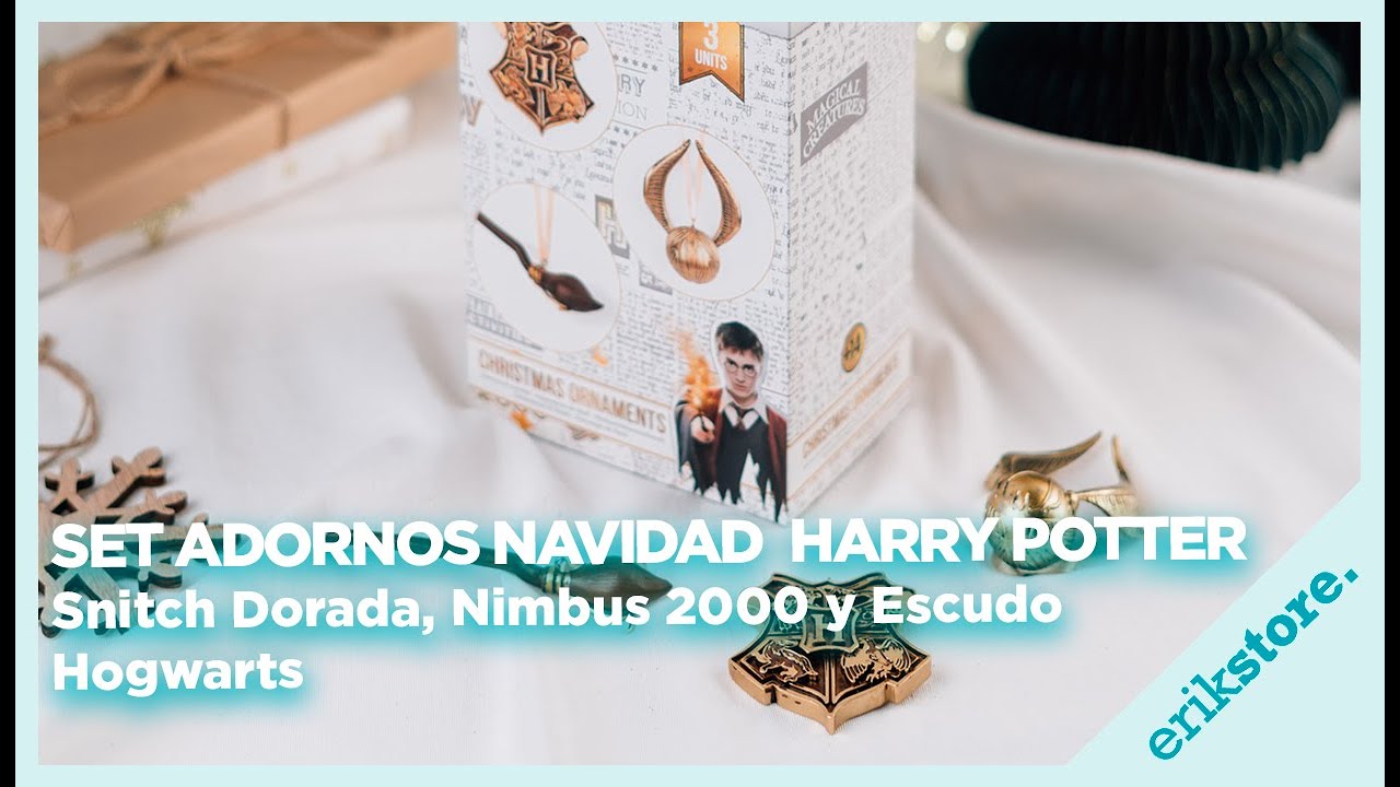 Adorno Navidad Snitch Dorada Harry Potter