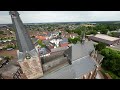 Flying over the Cathedral in Straelen, Germany