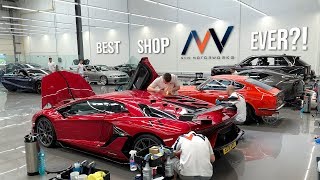 The MOST LUXURIOUS Detail Shop IN THE WORLD?! | A Tour of NVN London