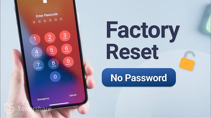 How to factory reset iphone 11 without icloud password