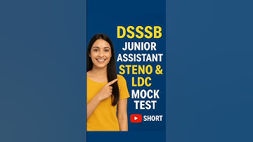 DSSSB LDC (junior assistant,steno) #dsssbnotice #dsssbpaper1 #dsssb_news #dsssb2025 #testbook