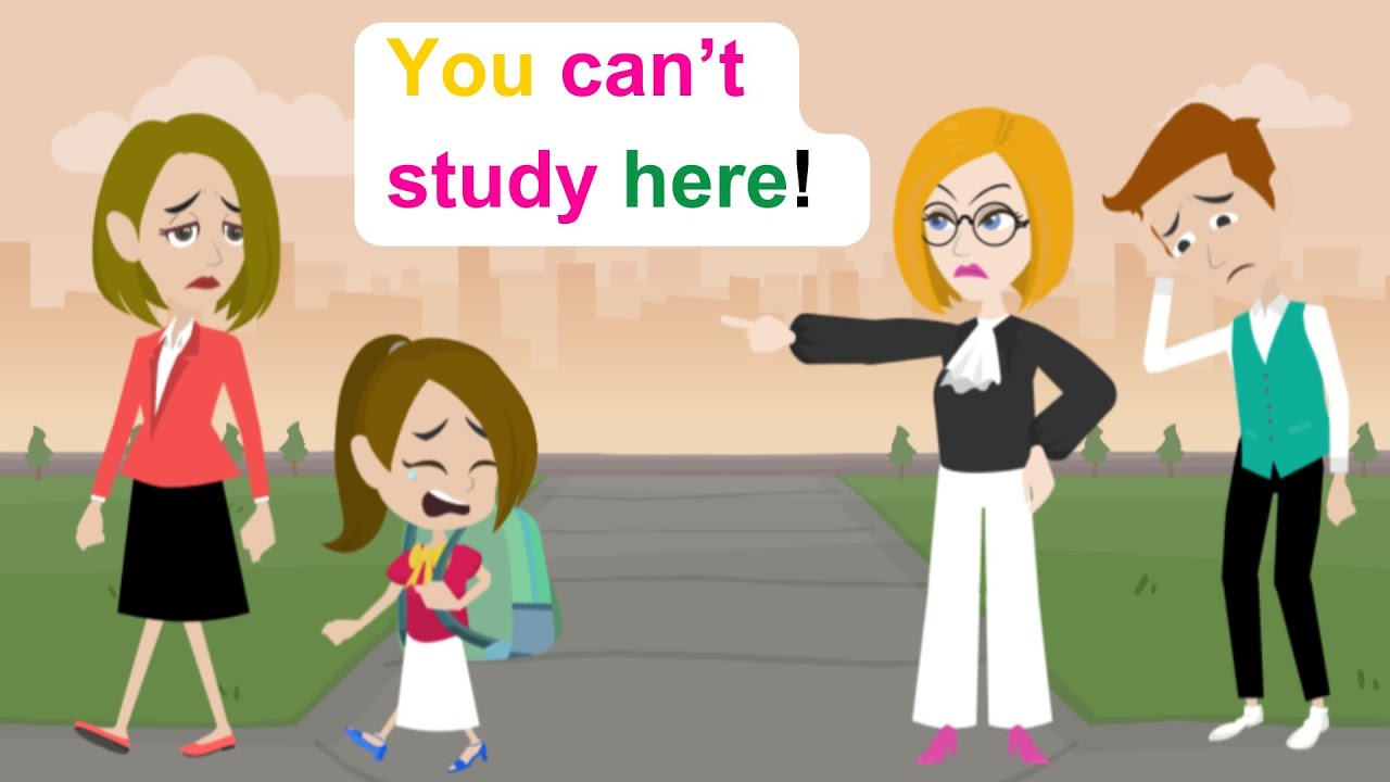 Mrs July becomes Principal at Ella's school - English Funny Animated Story - Ella English