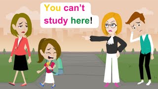 Mrs July becomes Principal at Ella's school - English Funny Animated Story - Ella English