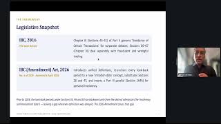 Information Webinar on Expanded Avoidance Transactions under IBC 2026 27082026 News