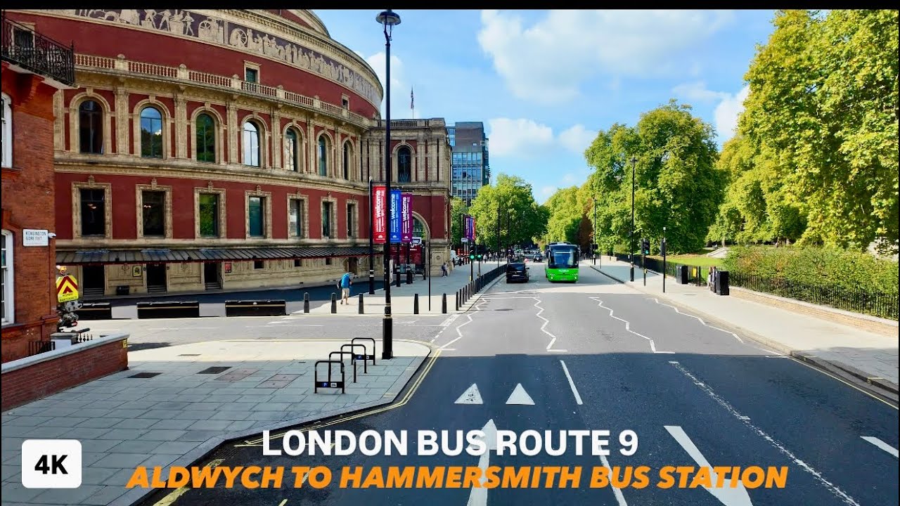 One of London’s most iconic & scenic journeys | Bus Route 9 From Aldwych to Hammersmith Bus Station 