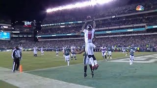 Eagles make Crucial fourth-down stop as ball goes through Julio's hands!