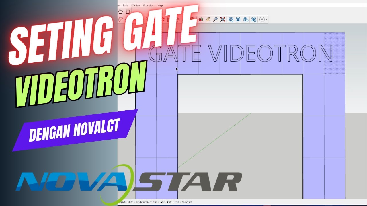 Cara Mapping Gate dengan Novastar |Tutorial Videotron