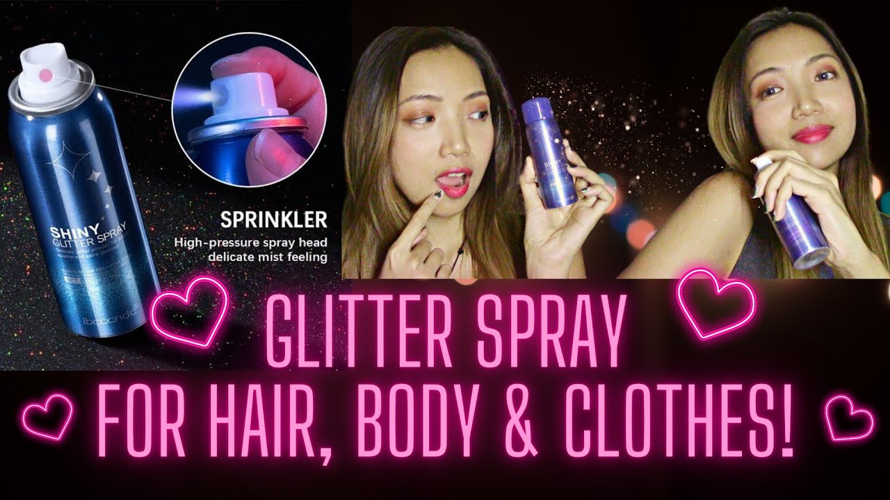 GLITTER SPRAY FOR HAIR, BODY AND CLOTHES! shorts shortsvideo 