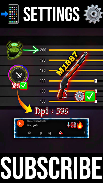 Best Settings ⚙️ Vivo y02t 📲☠️ Free Fire