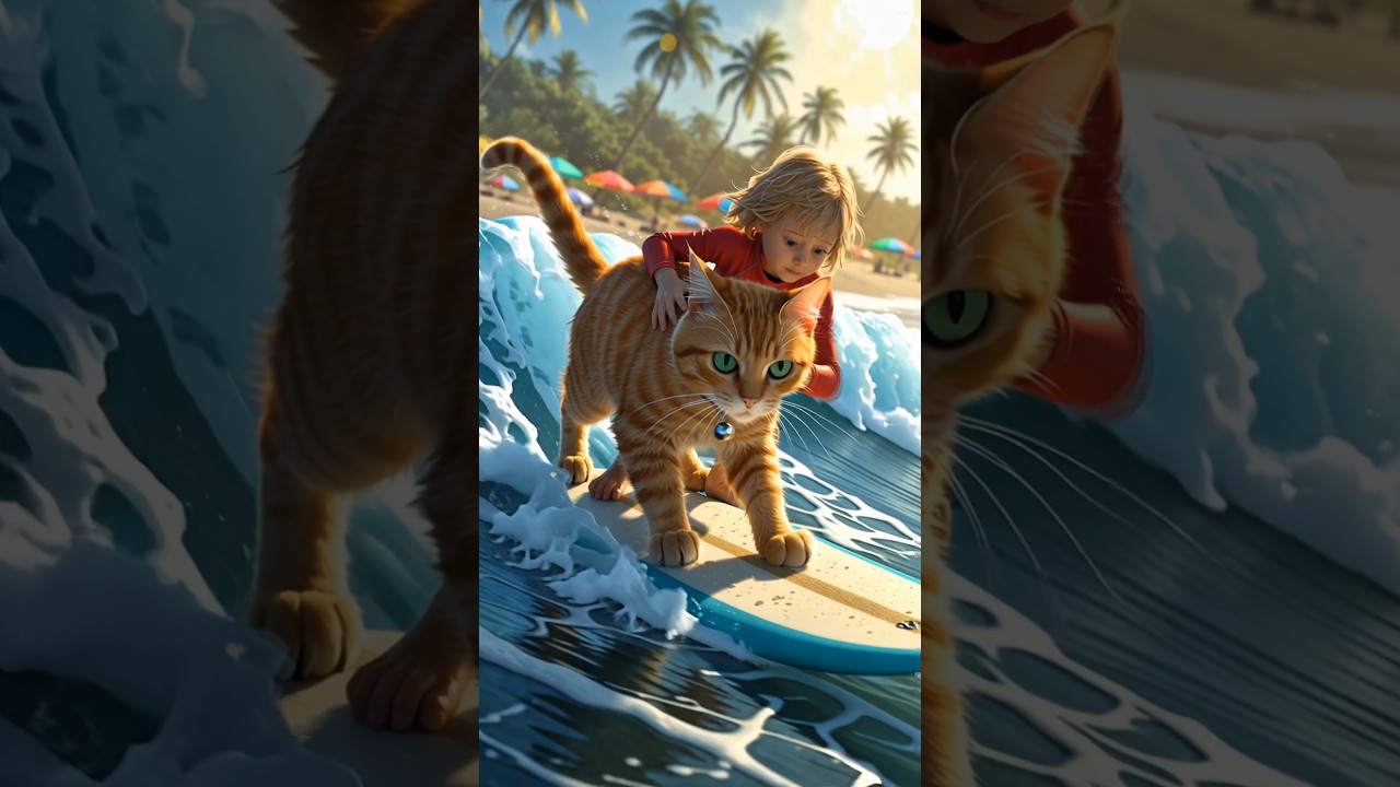 A cat's brave rescue