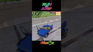 [BeamNG dirve] RUN AND JUMP - #beamngdrive #car #maxon #빔엔지 #빔엔지 드라이브 #destroy #police