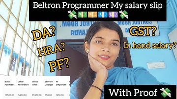 Beltron Programmer My Salary slip|| ln-hand salary कितना मिलता है? #beltronjob #beltronprogrammer