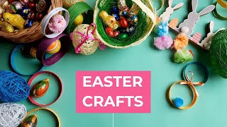 Easter Crafts | Easter Yarn Eggs | Yarn Nest | Yarn Basket and many Easter Decorations Ideas