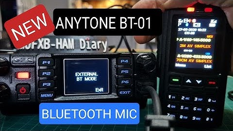 ANYTONE 578 with BT-01 Microphone