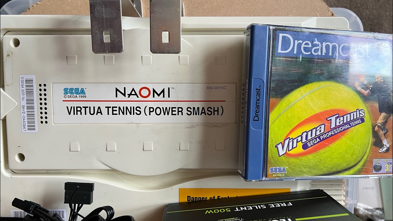 Sega Naomi arcade home setup with MP07-IONA and Sega Virtua Tennis (Dreamcast arcade)