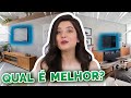 TV NA PAREDE ou TV NO RACK? Qual é o melhor? | #DicaDaPa