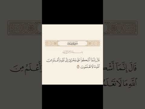 ما تيسر من سورة يوسف برواية حفص عن عاصم القارئ ناصر محمد حسان 