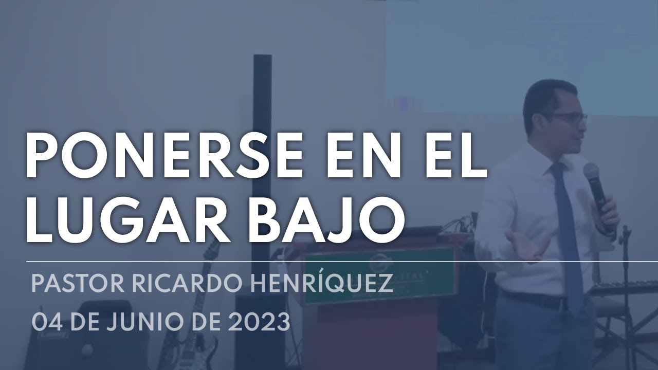 Ponerse en el lugar bajo