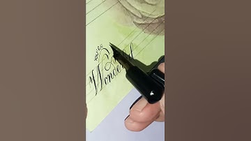 Copperplate calligraphy | you