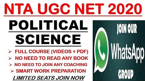 Ugc Net June 2020 Political science whatsapp Group