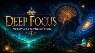 Deep Focus Music for Studying 📚 | Memory &amp; Concentration Enhancement | ADHD Focus