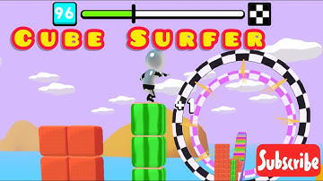 Cube Surfer - iOS, Android Gameplay Walkthrough | All level ( 83-95)