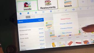 Add and hide a button on Proloquo2go