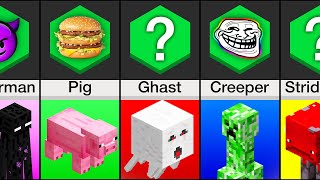 Comparison: What Your Favorite Minecraft Mob Says About You