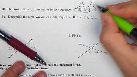 2017U2#10 Inductive Reasoning with Number Patterns