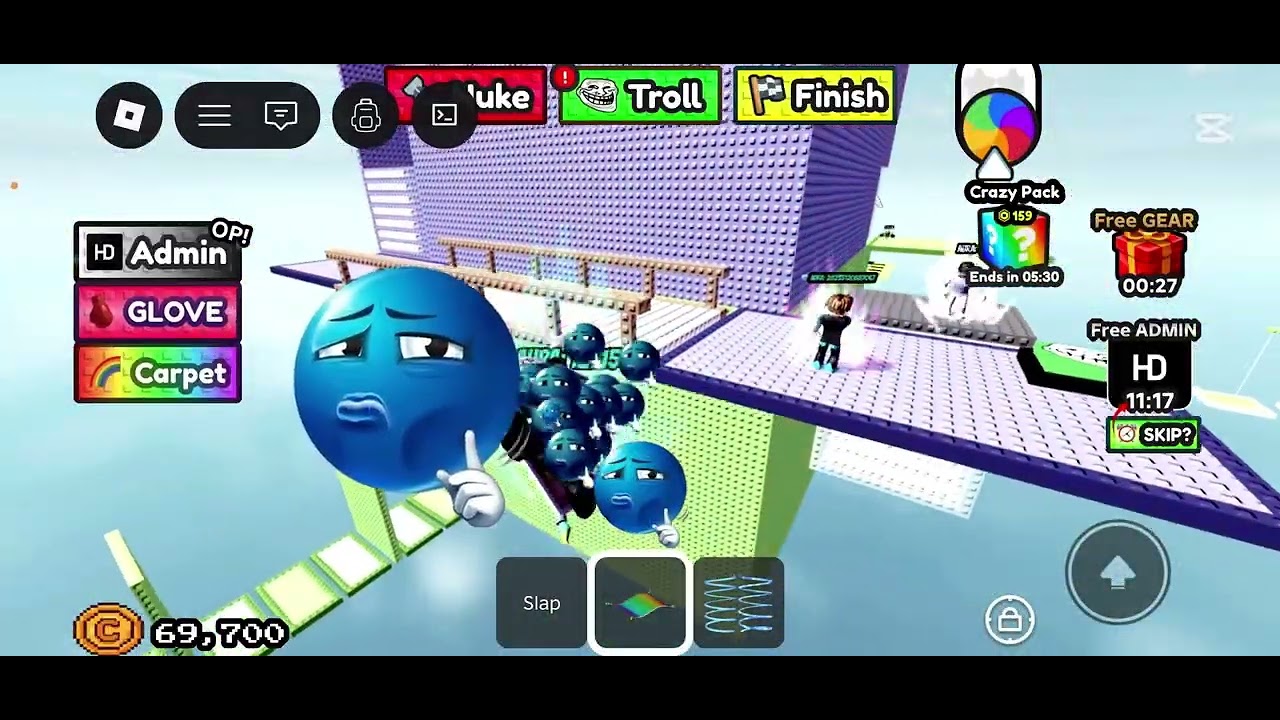 TROLLING KIDS IN AURA FARMING EDIT TOWED | Roblox 