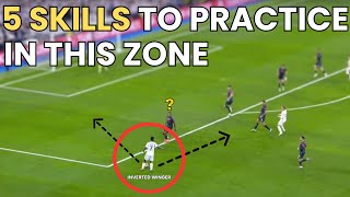 Inverted Winger Around The Penalty Area