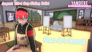 NEW Art Room | August 23rd Bug-Fixing Build | Yandere Simulator