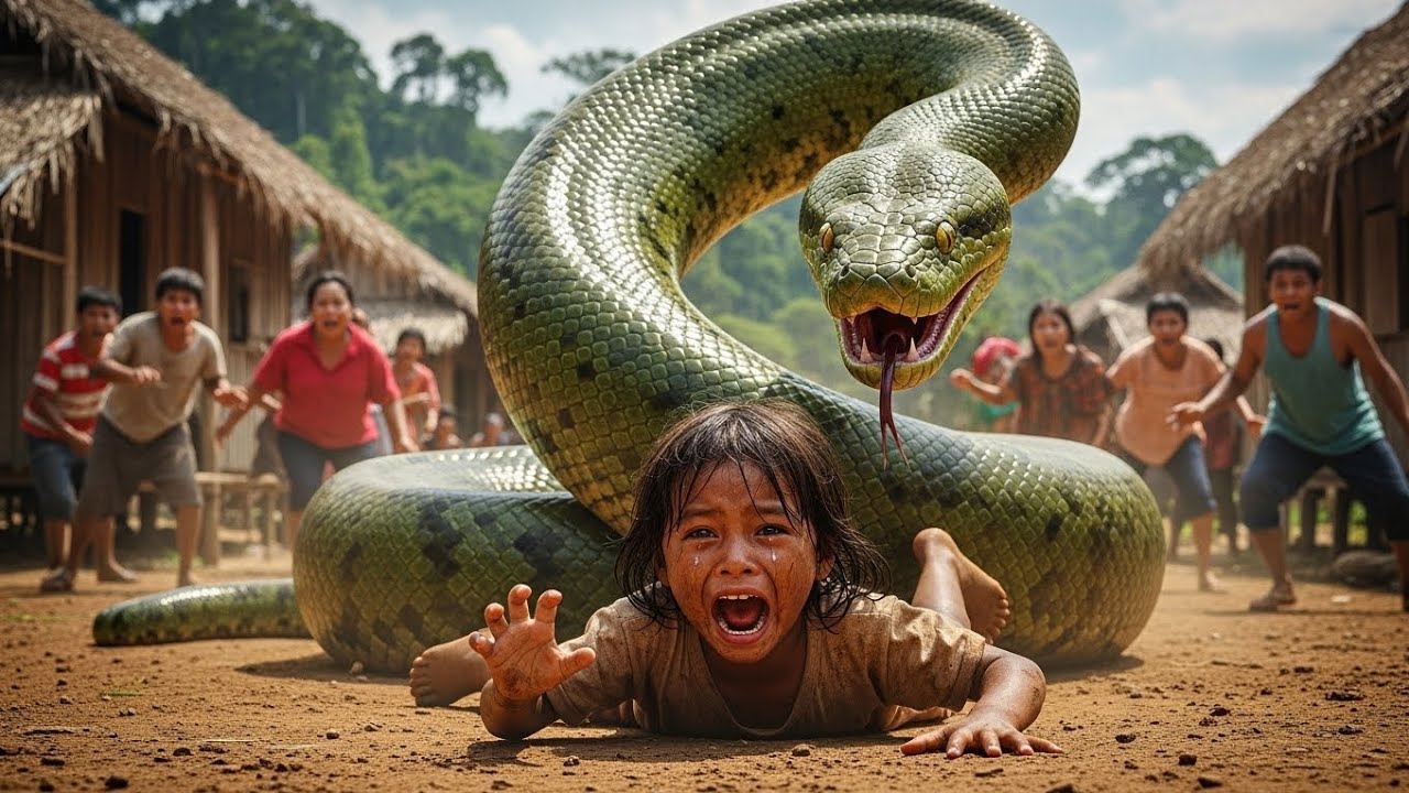 “Village Under Snake Attack 🐍💥 Cinematic Story”