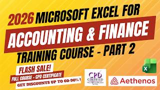 2026 Free Excel for Accounting and Finance Course - Part 2