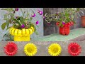 Cara membuat pot bunga dari botol bekas