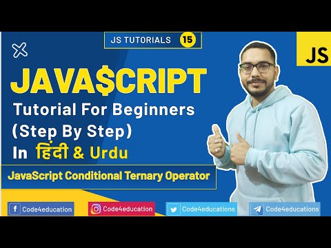 JavaScript Tutorial | JavaScript Conditional Ternary Operator Tutorial | #15