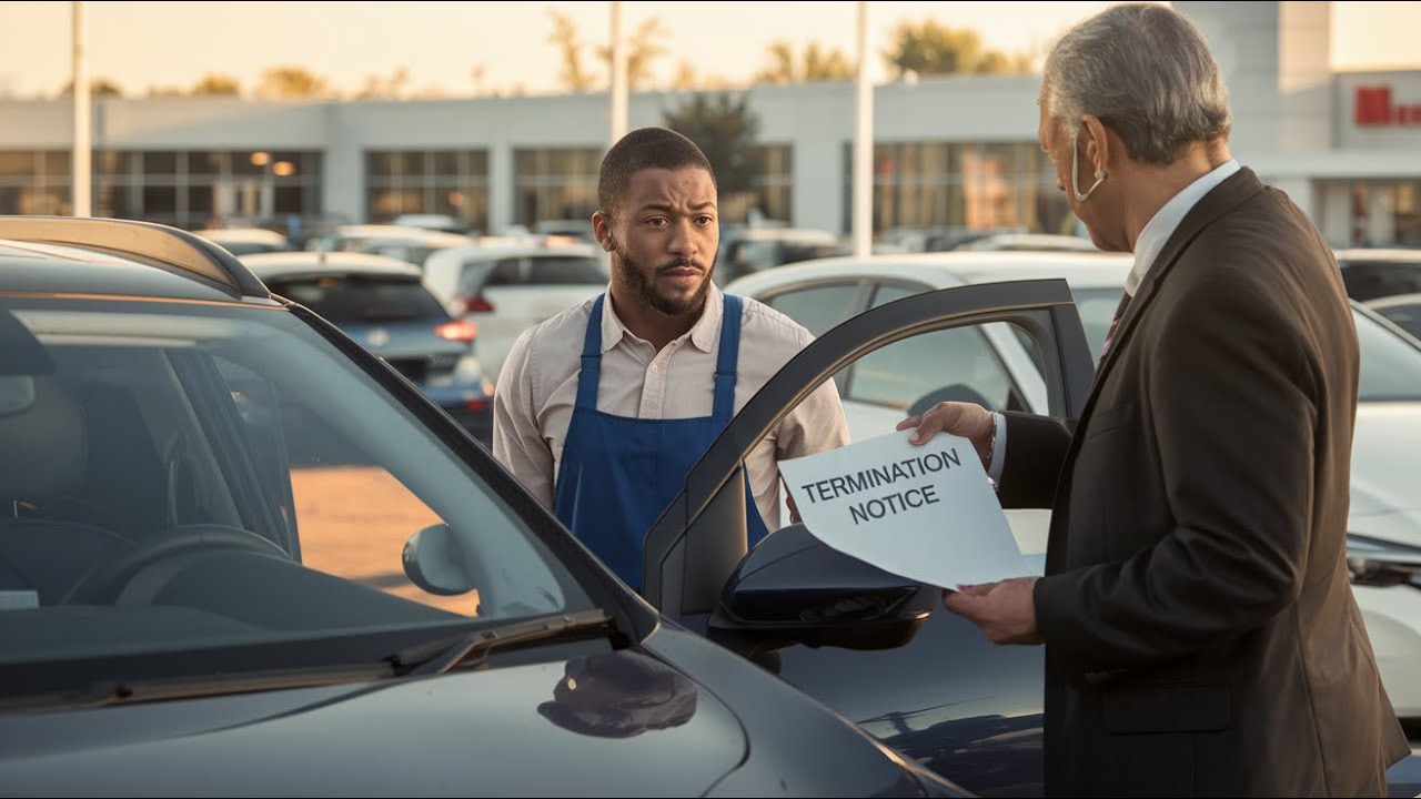 Racist Manager FIRED the Black Janitor for Touching a Car—Unaware He OWNS The Whole Dealership