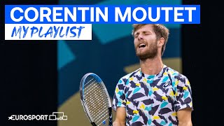 What's on Corentin Moutet's playlist? | My Playlist | Eurosport Tennis