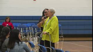 Vicki Baldwin, Mother of Garza HS speaking at Austin ISD Q&A on November 8, 2025