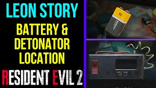 Battery & Detonator Location | RESIDENT EVIL 2 REMAKE