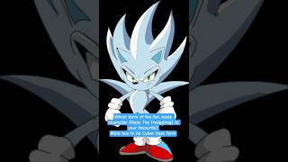 Which Version Of Nazo The Hedgehog Is Your Favourite? Sonic Fan Characters