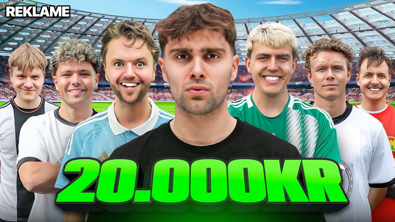 20.000KR FODBOLD TURNERING MED DANMARKS BEDSTE CREATORS! (Fodbold Mester)