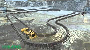 Simlog Wheel Loader Corridor Driving-Narrow Module HD
