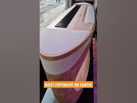 MOST EXPENSIVE PIANO KEYBOARD IN THE WORLD! #shorts - YouTube