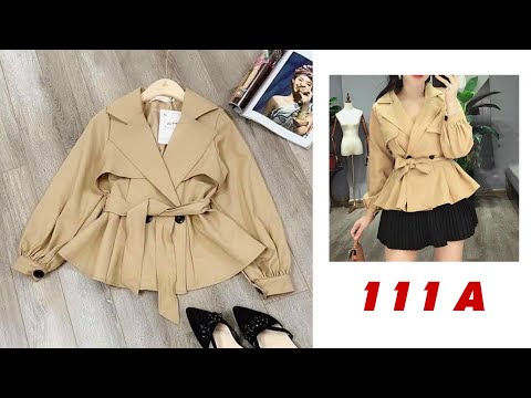 Video 111 A - CẮT MAY ÁO KHOÁC VEST NỮ DÁNG XÒE CỔ BẺ VE,... - youtube