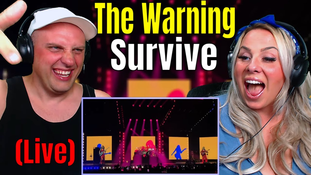 Reaction To The Warning - Survive (Live) | Auditorio Nacional, 11 FEB 2025 | THE WOLF HUNTERZ REACT