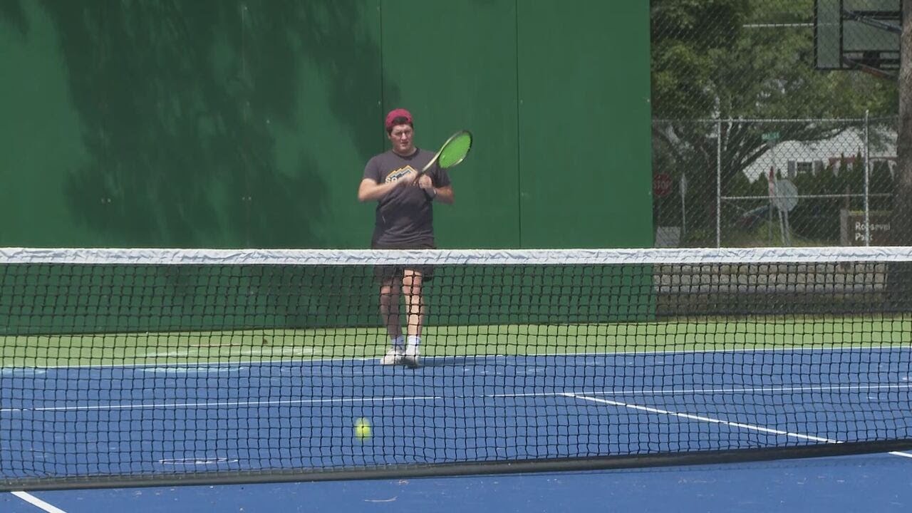 Burlington tennis courts get a facelift
